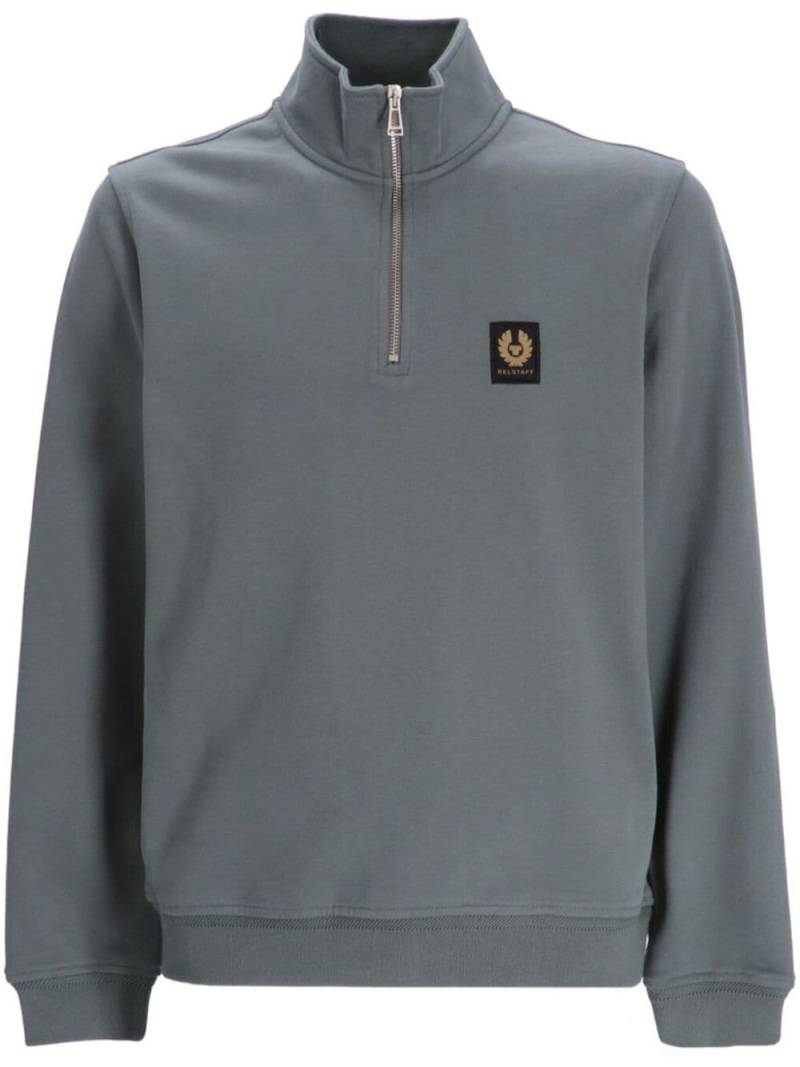 Belstaff Sweatshirt mit Logo-Applikation - Grün von Belstaff