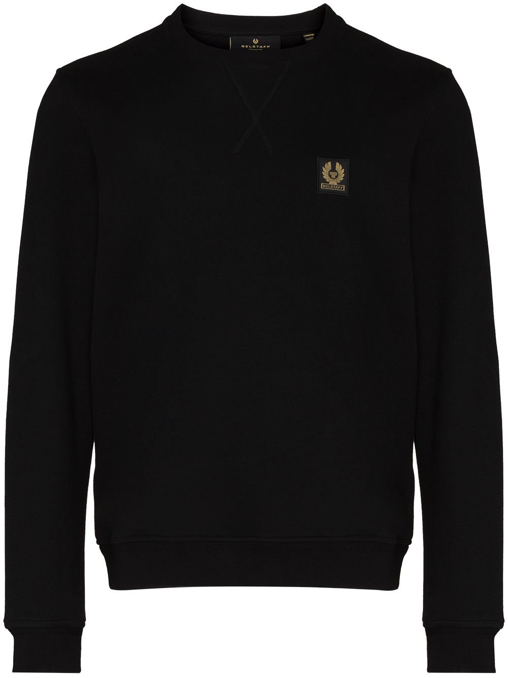 Belstaff Sweatshirt mit Logo-Patch - Schwarz von Belstaff