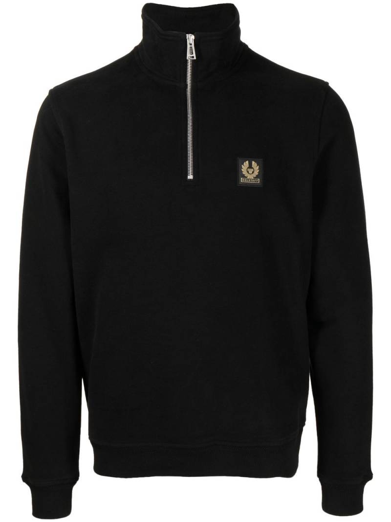 Belstaff Sweatshirt mit Stehkragen - Schwarz von Belstaff