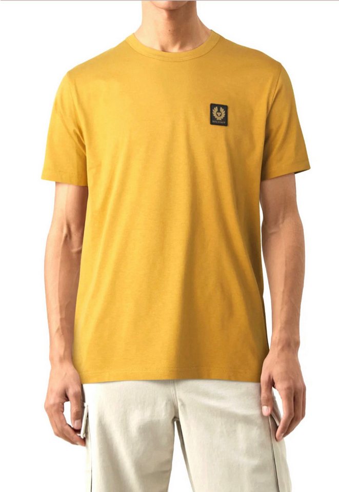 Belstaff T-Shirt Retro 1924 Patch Regular Fit Shirt Gesticktem Rand versehener Phoenix-Patch auf der Brust von Belstaff