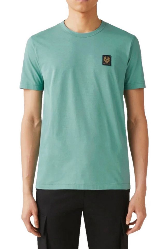 Belstaff T-Shirt Retro 1924 Patch Regular Fit Shirt Gesticktem Rand versehener Phoenix-Patch auf der Brust von Belstaff