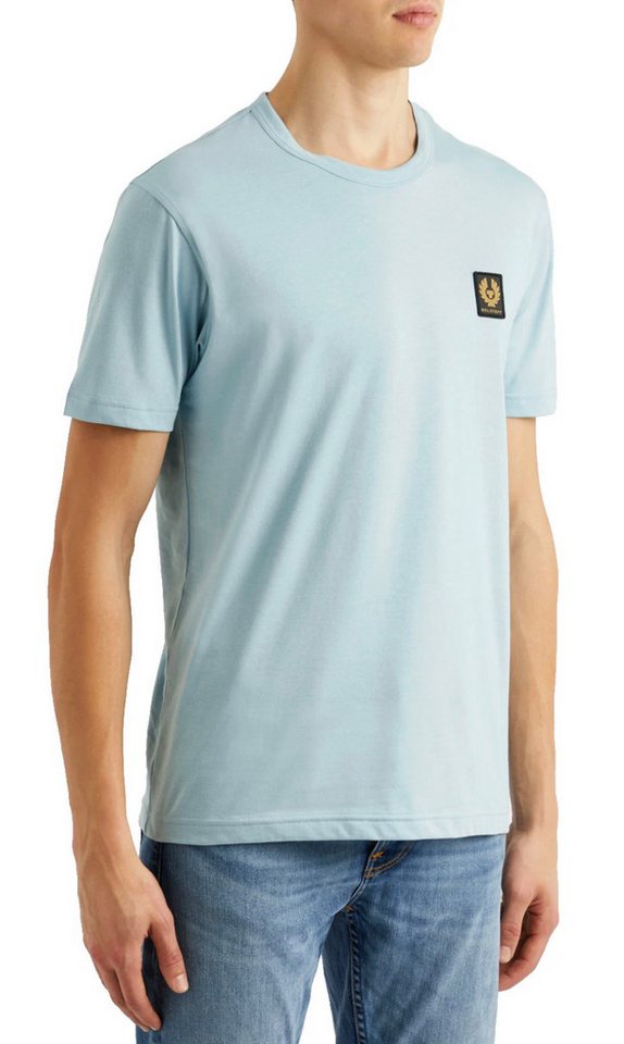 Belstaff T-Shirt Retro 1924 Patch Regular Fit Shirt Gesticktem Rand versehener Phoenix-Patch auf der Brust von Belstaff