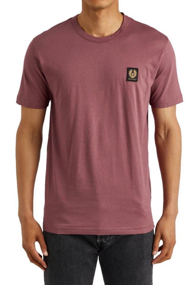 Belstaff T-Shirt Retro 1924 Patch Regular Fit Shirt Gesticktem Rand versehener Phoenix-Patch auf der Brust von Belstaff