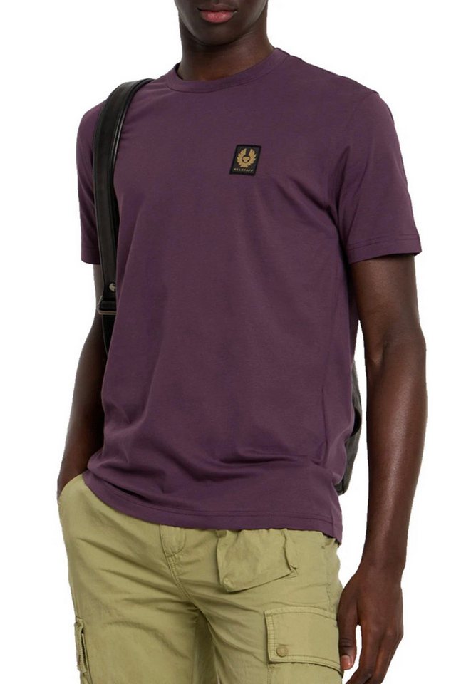 Belstaff T-Shirt Retro 1924 Patch Regular Fit Shirt Gesticktem Rand versehener Phoenix-Patch auf der Brust von Belstaff