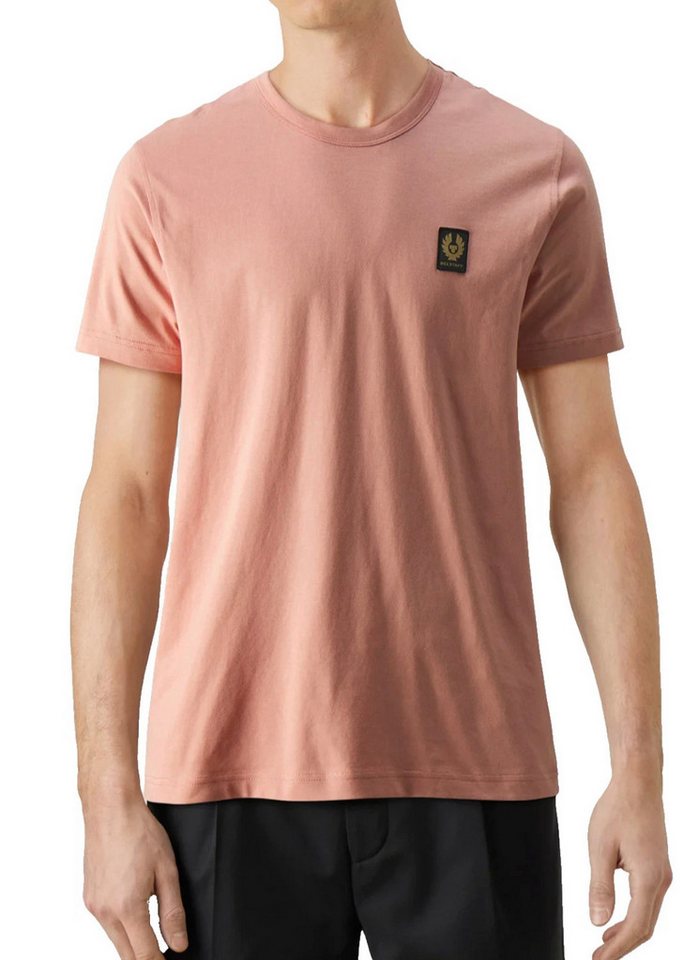 Belstaff T-Shirt Retro 1924 Patch Regular Fit Shirt Gesticktem Rand versehener Phoenix-Patch auf der Brust von Belstaff