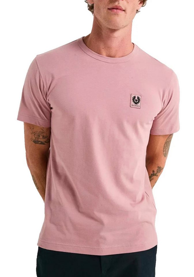 Belstaff T-Shirt Retro 1924 Patch Regular Fit Shirt Gesticktem Rand versehener Phoenix-Patch auf der Brust von Belstaff