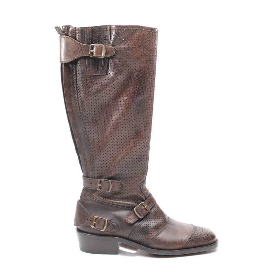 Belstaff Trialmaster Kniehohe Stiefel EUR 36 Cognac von Belstaff