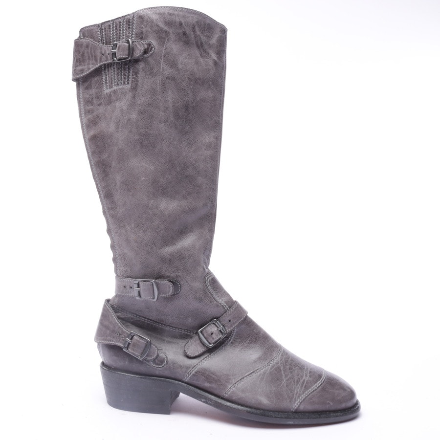 Belstaff Trialmaster Kniehohe Stiefel EUR 38 Grau von Belstaff