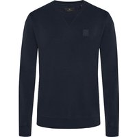 Belstaff Unifarbenes Sweatshirt mit aufgenähtem Logo-Emblem in XL von Belstaff