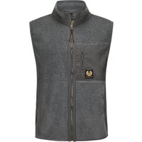 Belstaff Weste in Fleece-Qualität mit Logo-Aufnäher von Belstaff