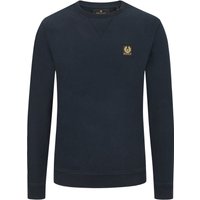 Belstaff Sweatshirt aus Baumwolle mit Logo-Emblem, O-Neck von Belstaff