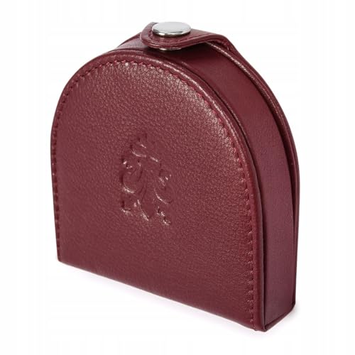 Beltimore Hufeisen-Hartschalenetui für Geldscheine aus Leder rot von BELTIMORE