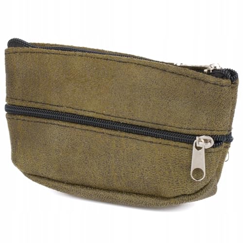 Beltimore SCHLÜSSELMÄPPCHEN großes doppelseitiges Nubukleder 3 Fächer geräumiges Schlüsselmäppchen von BELTIMORE