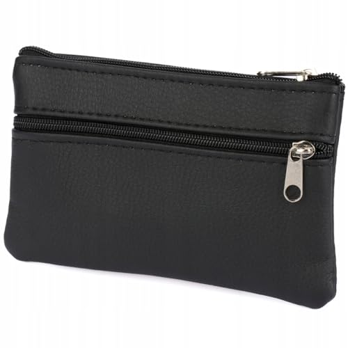 SCHLÜSSELETUI großes Schlüsseletui mit Zwei Fächern Flache Lange geräumige Geldbörse von Beltimore