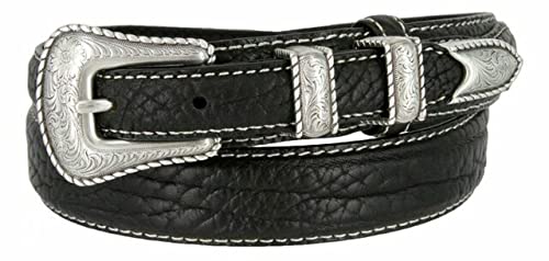 Belts.com Herren Gürtel Gr. 100, Schwarz - Schwarz von Belts.com