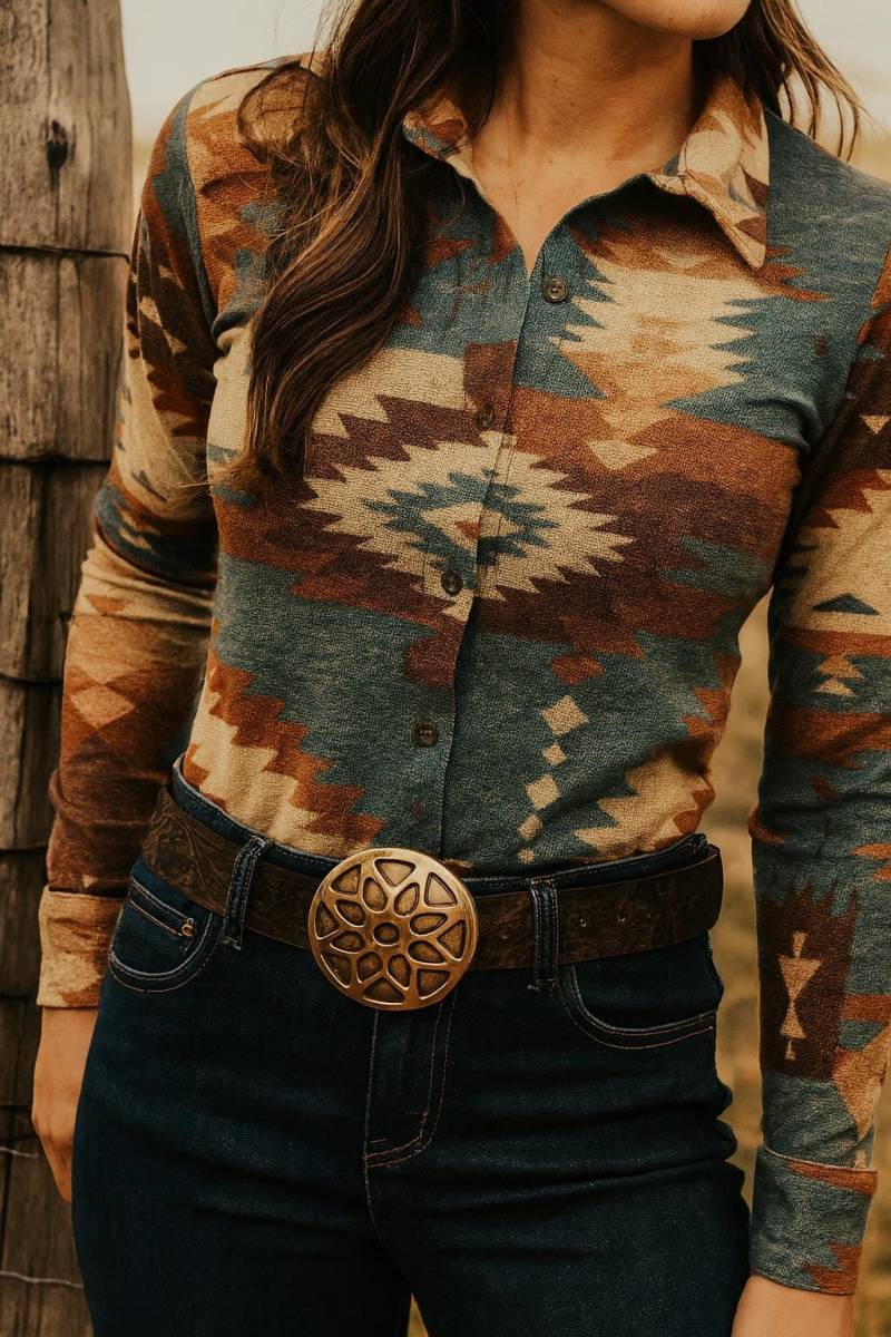 Goldene Gürtelschnalle von BeltsBucklesBolos