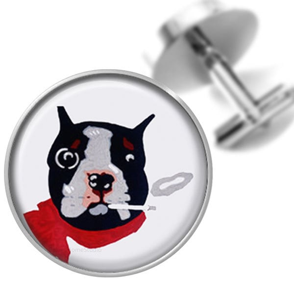 Manschettenknöpfe Bläst Rauch Ringe Handgefertigte Trauzeugen Hochzeit Party Väter Männer von BelugaHomeStudio