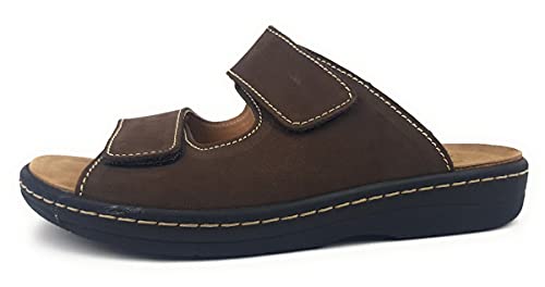 Belvida Herrenschuhe Hausschuhe Pantolette Braun Freizeit, Schuhgröße:EUR 44 von Belvida