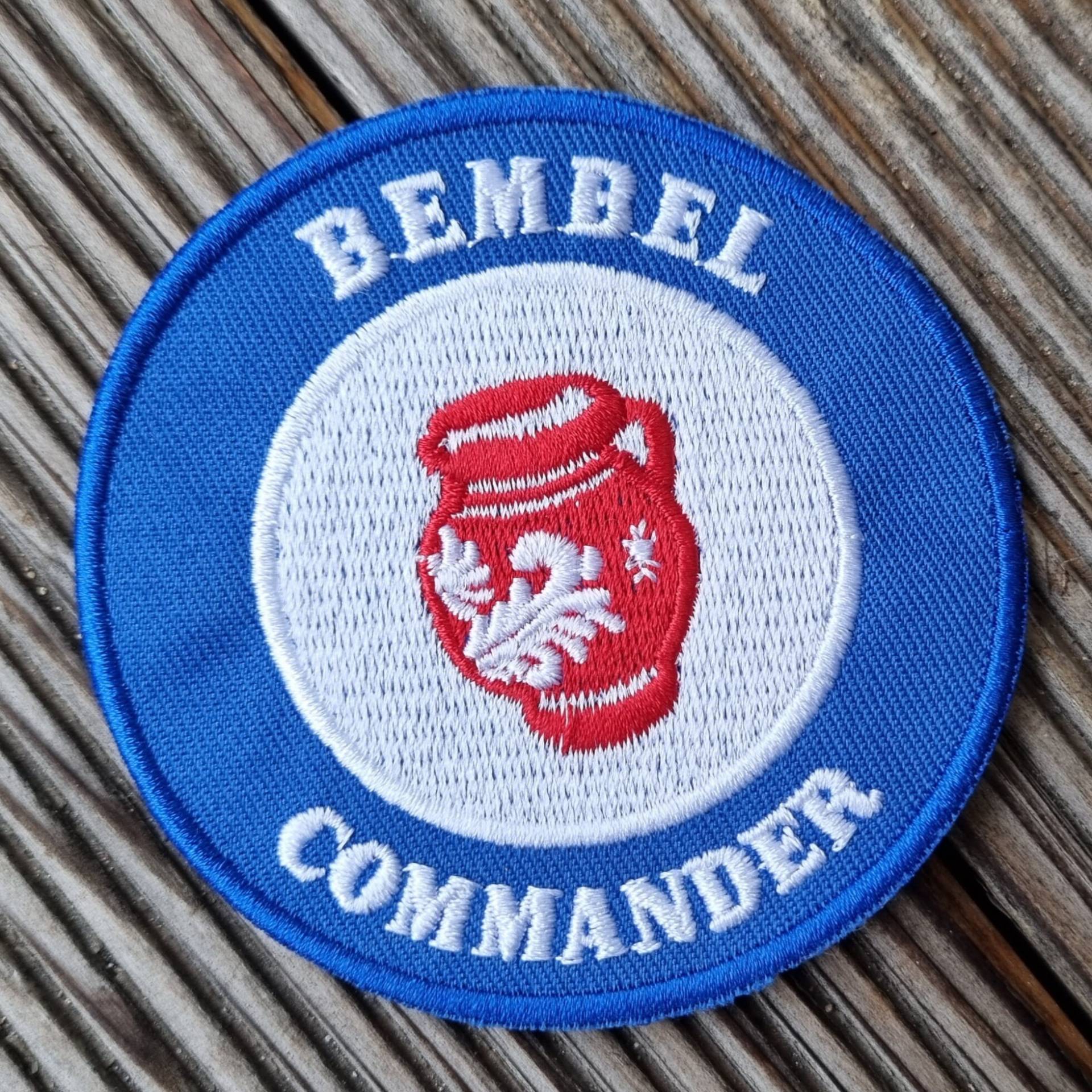 Bembel Commander Stick-Bügel-Patch Aufnäher Für Apfelweinfans Die Ihre Jacke, Pulli, Kutte Oder Mütze Aufpimpen Wollen von Bembelshop