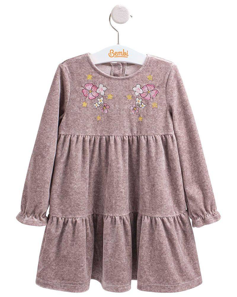 Bembi Kleid Nickistoff weich von Bembi