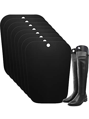 Bememo Boot Shaper Form Einsätze Hohe Stiefel Unterstützung für Damen und Männer, 8 Stück für 4 Paar Stiefel (16 Zoll, Schwarz) von Bememo