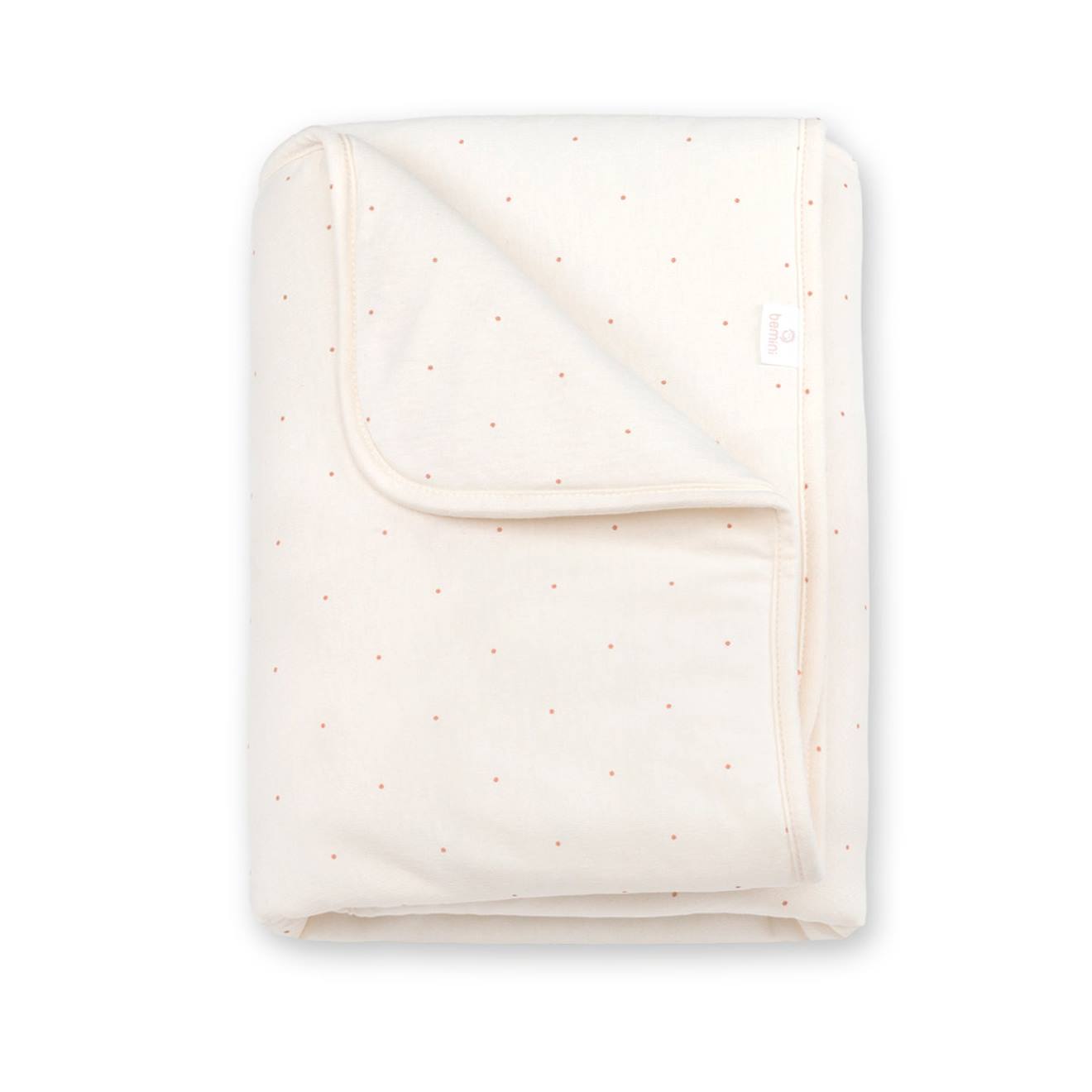 Kuscheldecke Sommer  -  TOG 3 Pady jersey - jersey small dot print ecru von Bemini