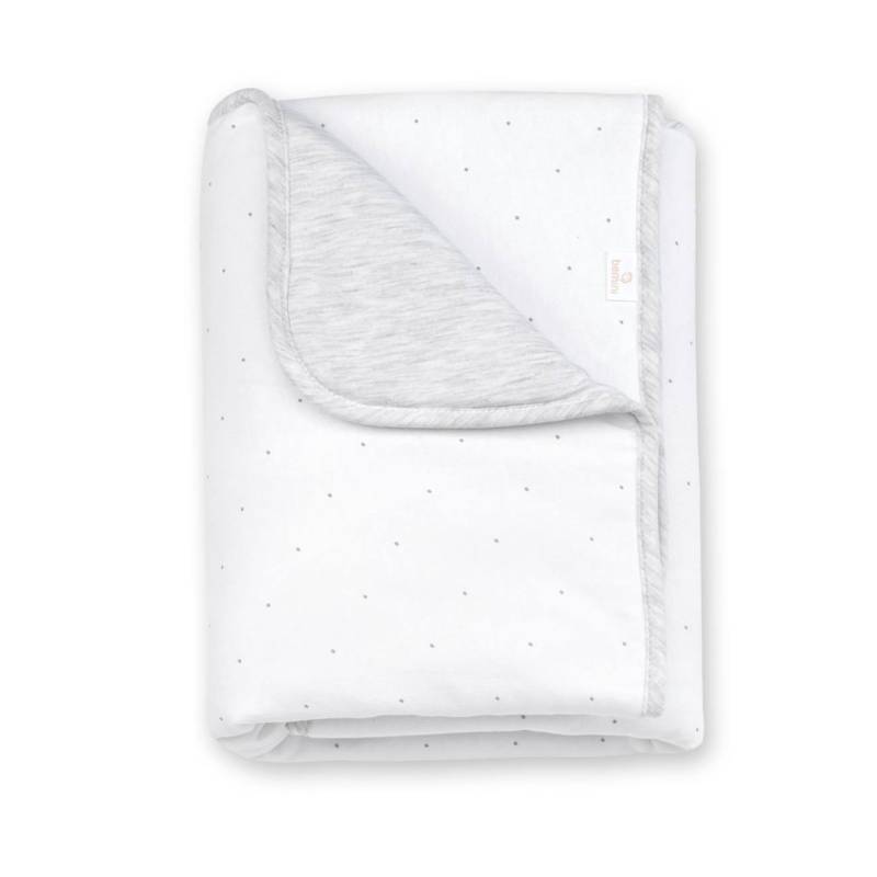 Kuscheldecke Sommer  -  TOG 3 Pady jersey small dot print plum von Bemini