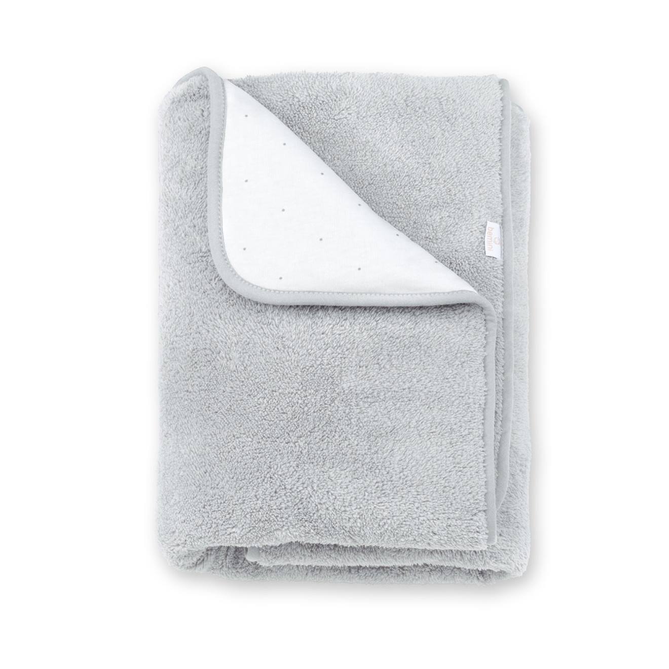 Kuscheldecke hiver  -  TOG 3 Pady jersey - softy small dot print plum von Bemini