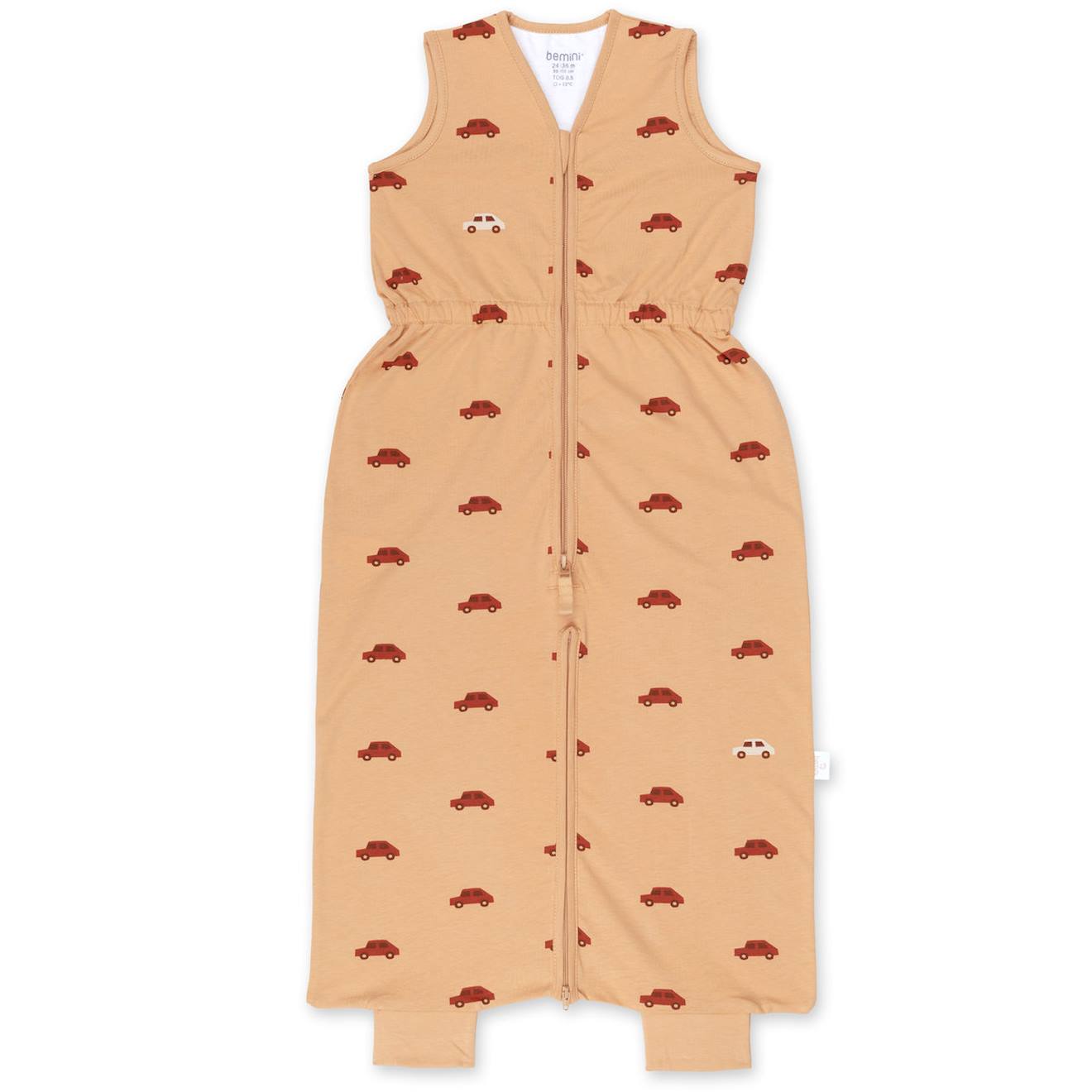 Schlafsack 24-36 Monate trennbare Beine Winter  -  TOG 0.5 Jersey print mario biscotte von Bemini