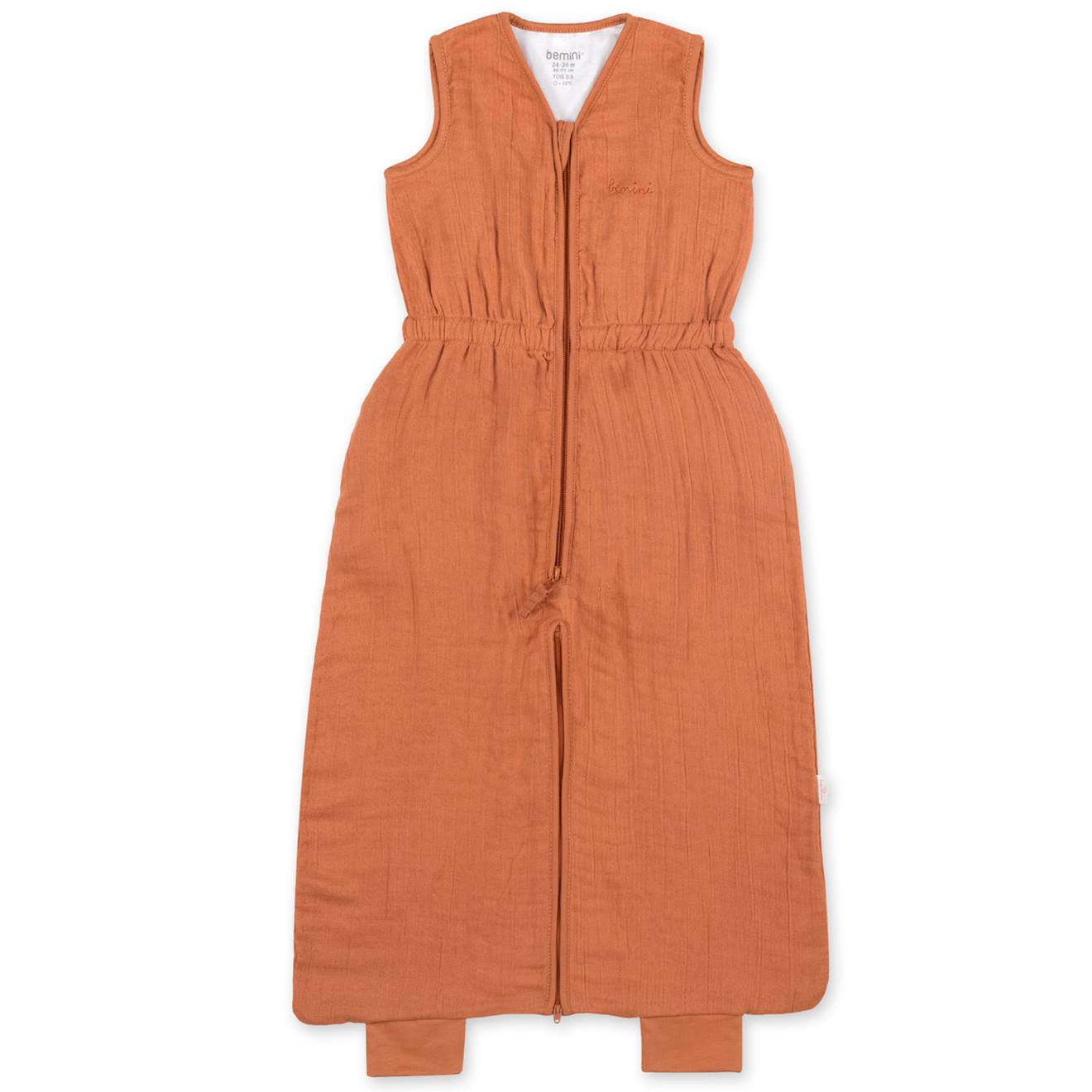 Schlafsack 24-36 Monate trennbaren Beinen - Sommer - TOG 0.5 Swaddle pumpkin von Bemini