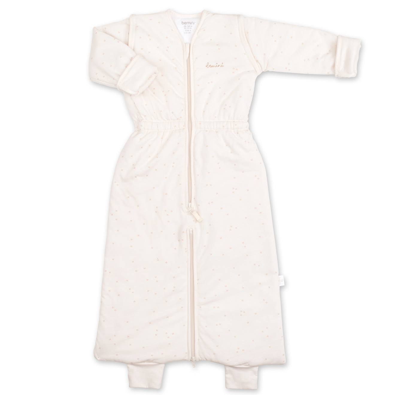 Schlafsack 24-36 Monate trennbaren Beinen - Winter - TOG 3 Pady jersey mini pudding von Bemini