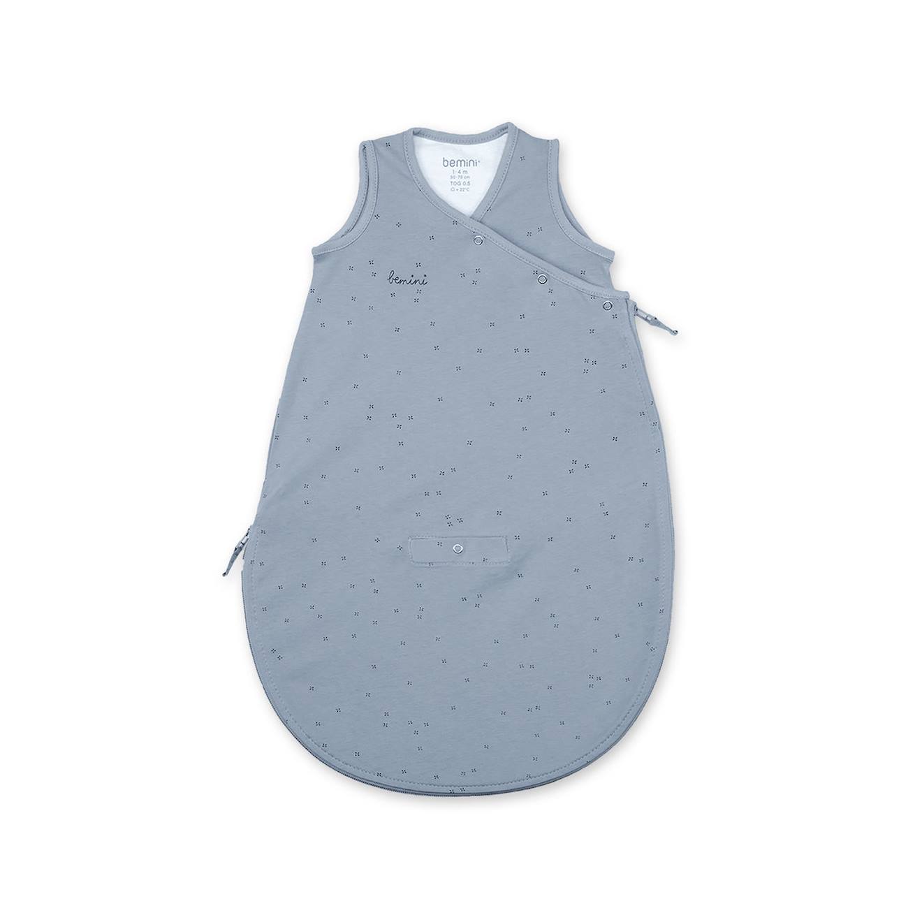 Schlafsack ärmelloser été  -  TOG 0.5 Jersey mini print von Bemini
