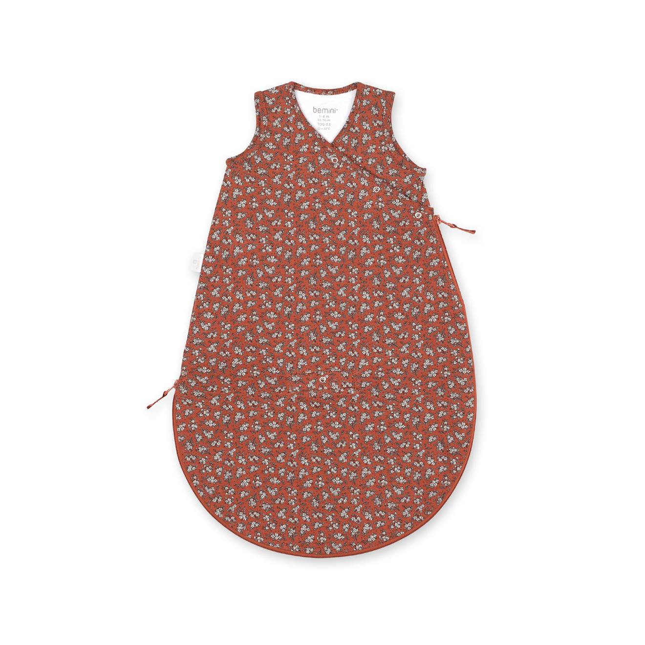Schlafsack ärmelloser été  -  TOG 0.5 Jersey print heidi carmin von Bemini