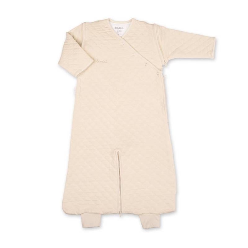 Schlafsack mit trennbaren Beinen - Übergangssaison - TOG 1.5 Pady quilted jersey cream von Bemini