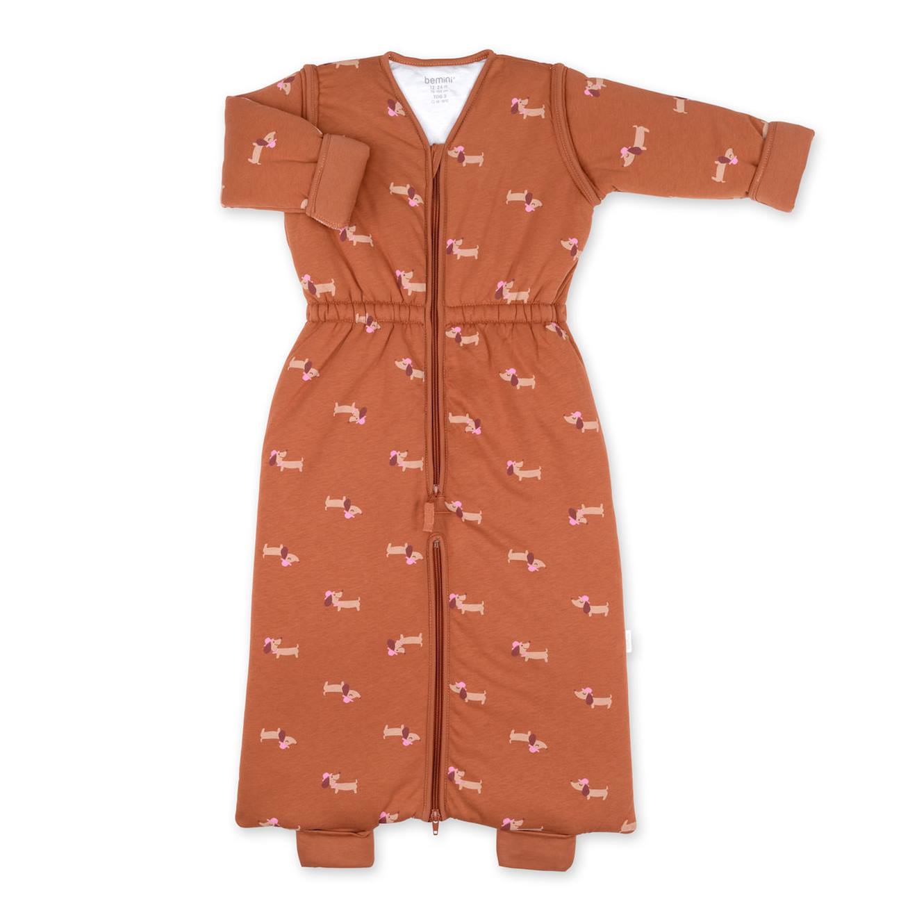 Schlafsack trennbare Beine Sommer  - TOG 3 Pady jersey - jersey wouff noisette von Bemini