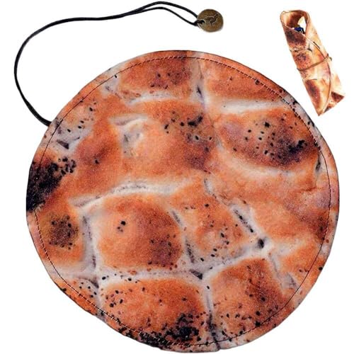 Bemvp Lustiger Tortilla-Rollen-federmäppchen-Halter, Simulations-pfannkuchen-rollenstift-Beutel, Organizer, Make-up-etui, Bleistiftwickeltasche, Schulbürobedarf von Bemvp