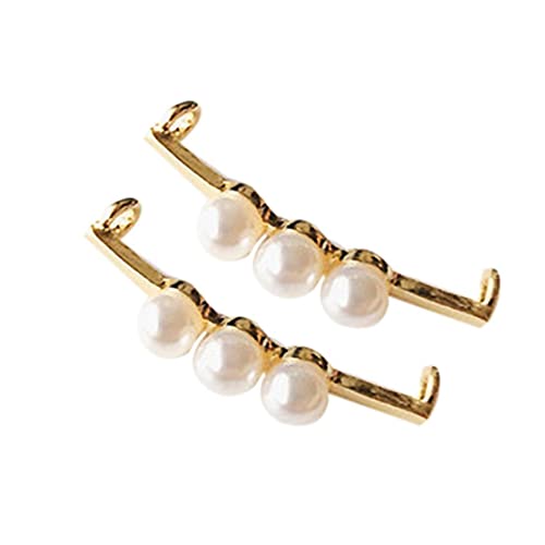 Bemvp Schnürsenkel Dekoration Schnalle Pearl Kristall Metall Diy Dekorative Schuhe Clips Für Frauen Mädchen von Bemvp