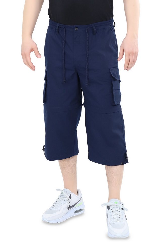 Ben Creek Cargobermudas QM7 3/4 Zip-Off Capri Bermuda, kurze Herren Shorts, Outdoorhose von Ben Creek