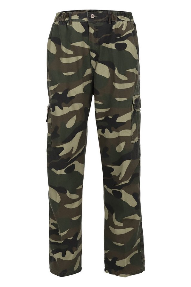 Ben Creek Thermohose 70103 gefütterte Winter Freizeit Outdoorhose mit Multitaschen unifarben von Ben Creek