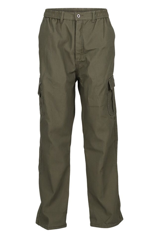 Ben Creek Thermohose 70103 gefütterte Winter Freizeit Outdoorhose mit Multitaschen unifarben von Ben Creek