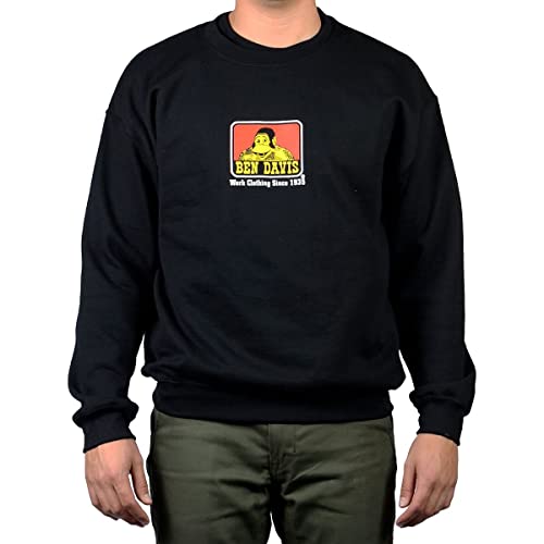 Ben Davis Crew Neck Sweatshirt Pullover Black (M) von Ben Davis