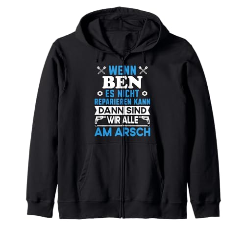 Lustiger Männer Name Ben Vorname Ben lustig mit Fun Spruch Kapuzenjacke von Ben Name Vorname Retro Vintage Kosename Geschenke