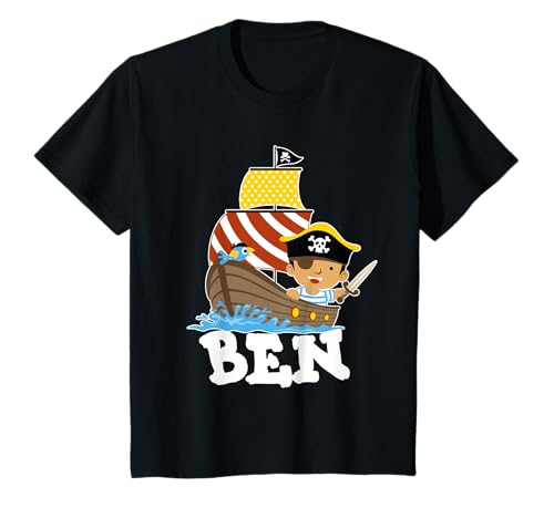 Kinder Pirat Piratenschiff Name Ben T-Shirt Kinder Pirat Piratenschiff Name Ben T-Shirt von Ben Pirat Piratenkostüm