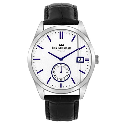 Ben Sherman Herren Analog Quarz Uhr mit Leder Armband WB039UB von Ben Sherman