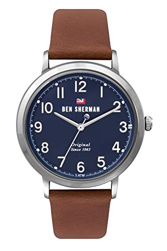 Ben Sherman Herren Analog Quarz Uhr mit Leder Armband WBS113UT von Ben Sherman