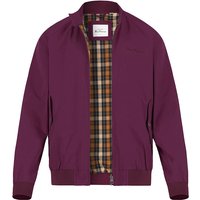 Ben Sherman Herren Blouson rot Baumwolle unifarben von Ben Sherman