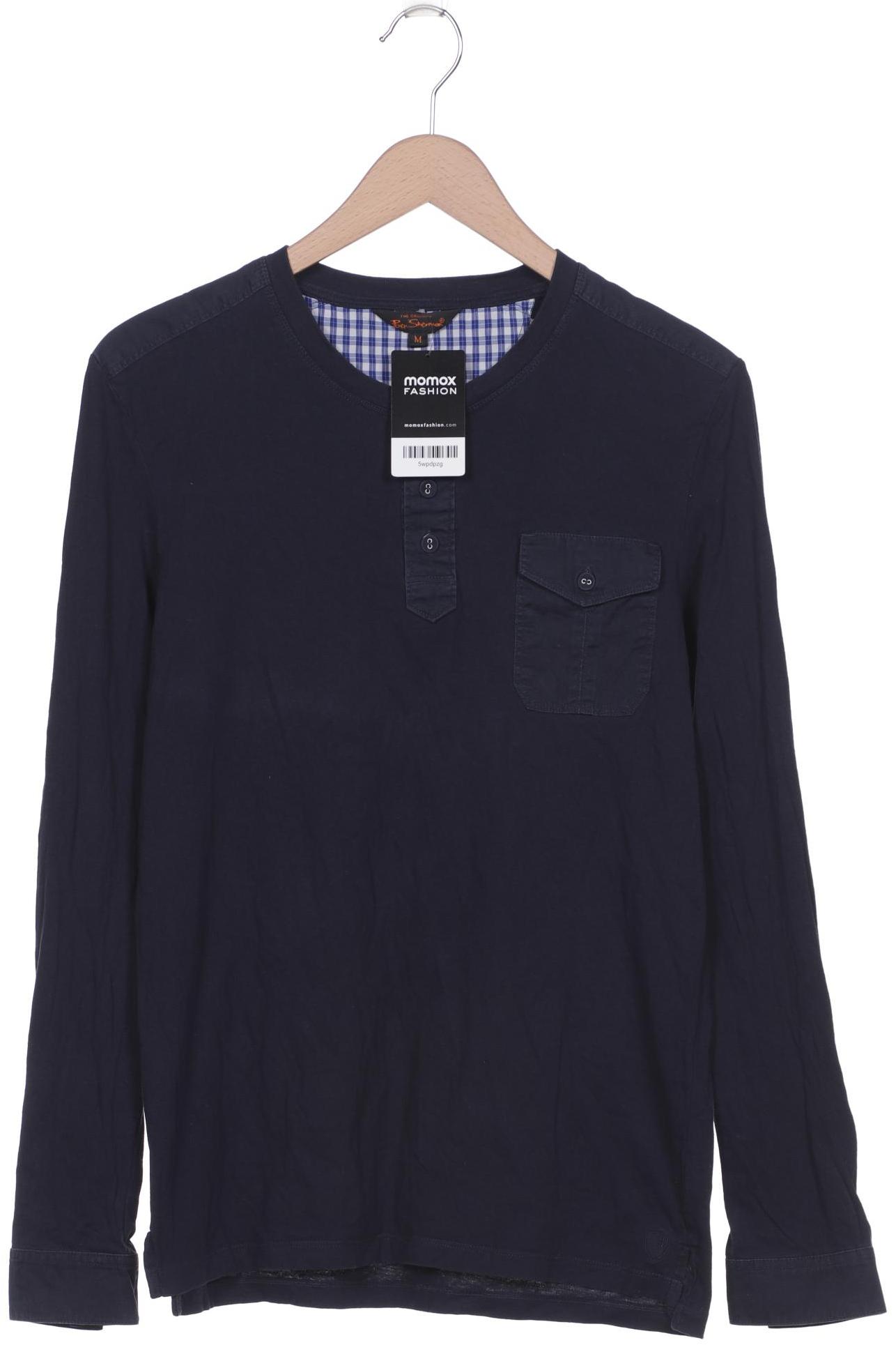 Ben Sherman Herren Langarmshirt, marineblau von Ben Sherman