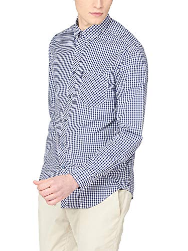 Ben Sherman Herren Ls Signature Gingham Freizeithemd, Blau (Dark Blue 26), Large von Ben Sherman