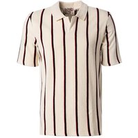 Ben Sherman Herren Polo-Shirt beige Baumwoll-Frottee von Ben Sherman