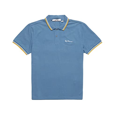 Ben Sherman Herren Poloshirt, Blau (Shadow Blue), 4XL von Ben Sherman